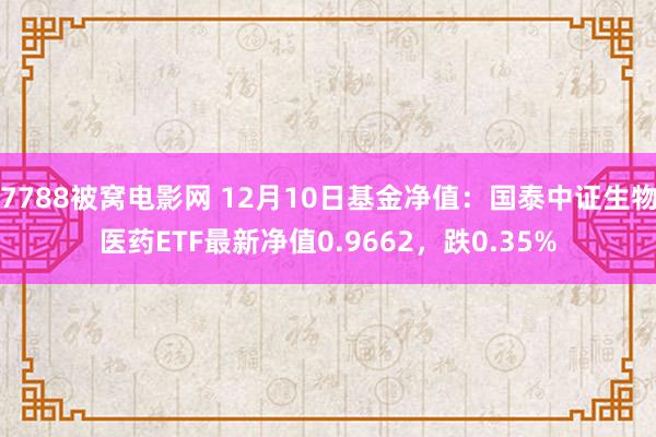 7788被窝电影网 12月10日基金净值：国泰中证生物医药ETF最新净值0.9662，跌0.35%