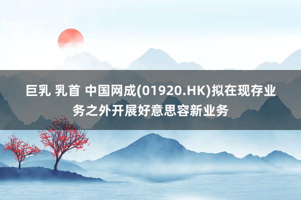 巨乳 乳首 中国网成(01920.HK)拟在现存业务之外开展好意思容新业务