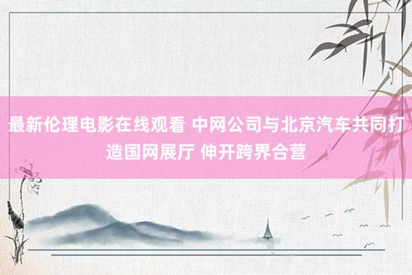 最新伦理电影在线观看 中网公司与北京汽车共同打造国网展厅 伸开跨界合营