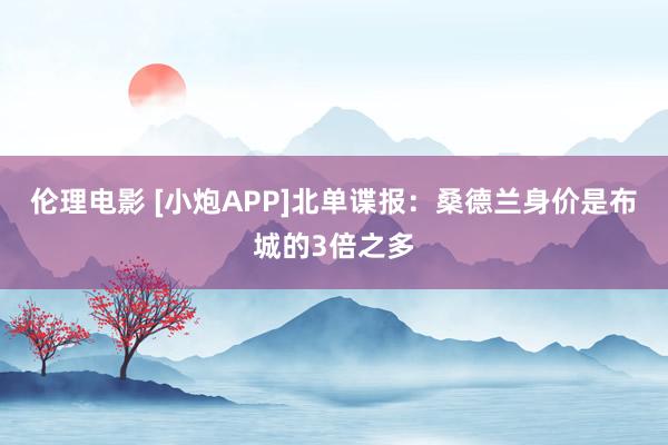 伦理电影 [小炮APP]北单谍报：桑德兰身价是布城的3倍之多
