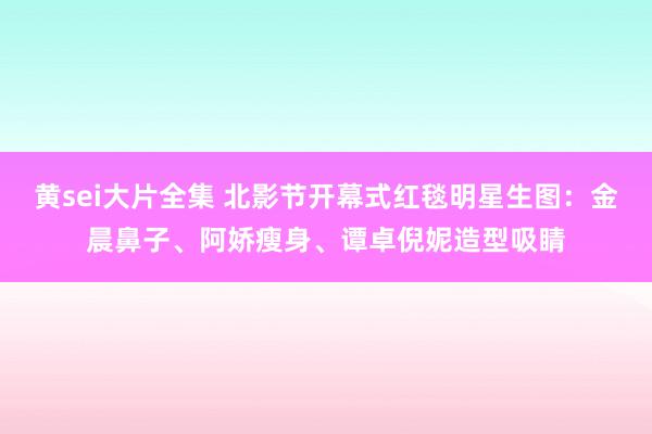黄sei大片全集 北影节开幕式红毯明星生图：金晨鼻子、阿娇瘦身、谭卓倪妮造型吸睛